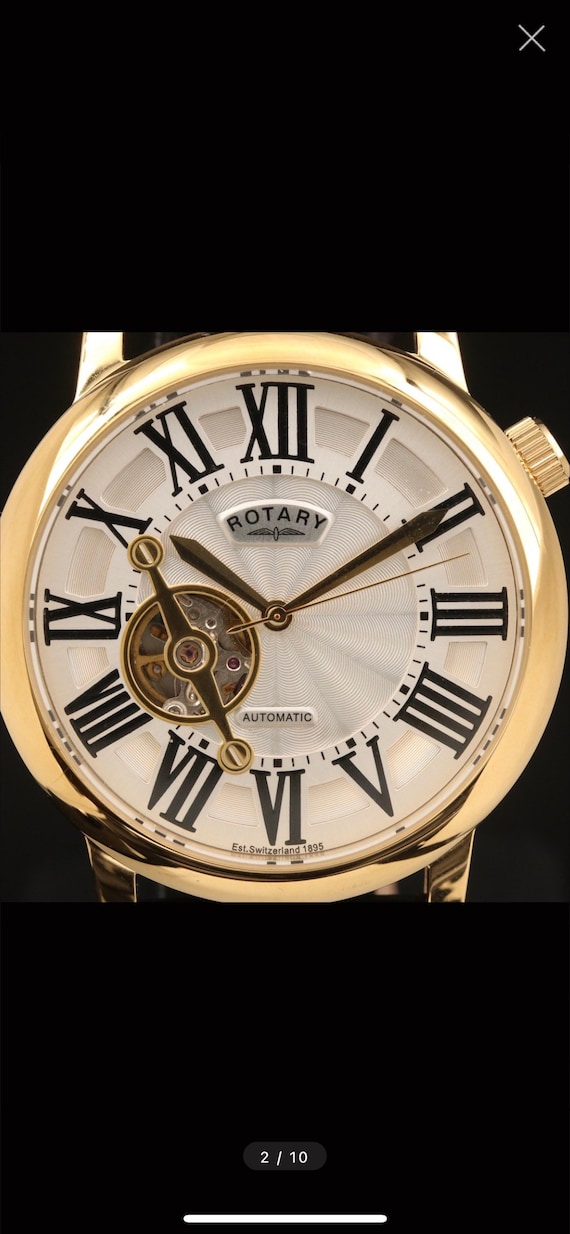 Rotary open hotsell heart watch