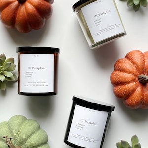 Pumpkin Spice Candle | Wooden Wick Candle | Soy Candle | Fall Candle | Fall Decor |