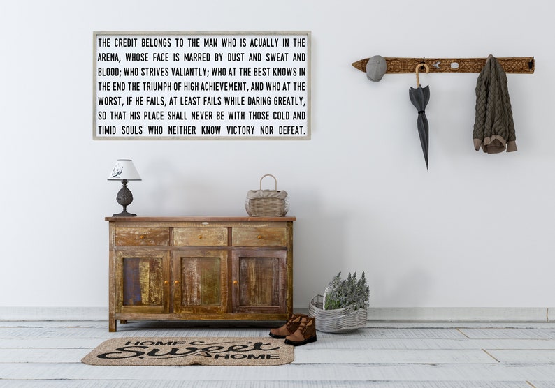 Arena Sign Living Room Wall Art The Credit Belongs To The Etsy