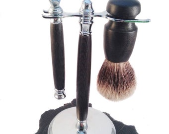 Shaving stand and brush, no razor