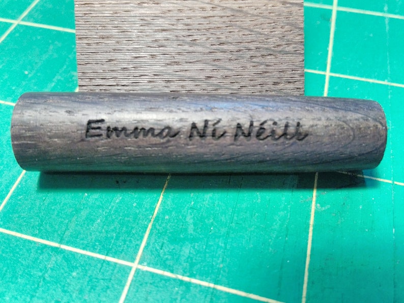 Stylo en bois de cuivre antique, stylo personnalisé comme cadeau irlandais. image 7