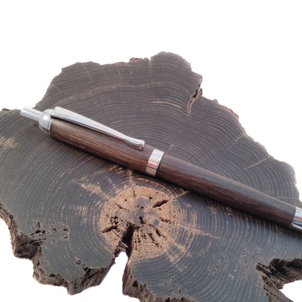 Irish bog oak custom pen.