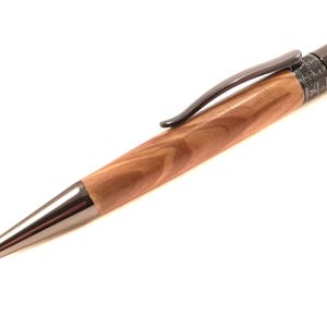 Penna in legno d'ulivo di Betlemme, regalo per un sacerdote.