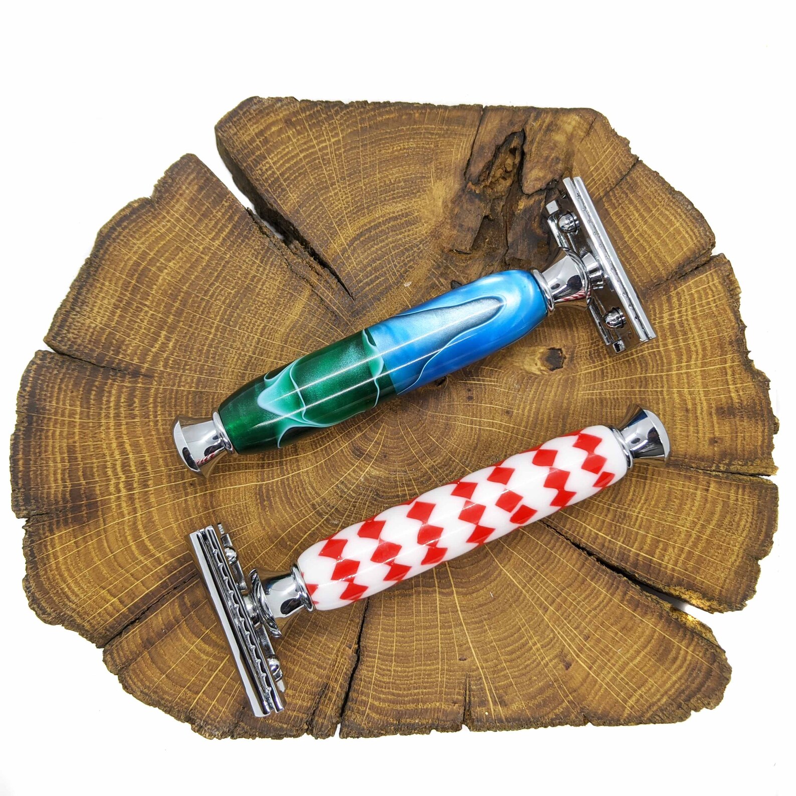 Unique acrylic safety razors. A perfect shaving gift for him. | Etsy