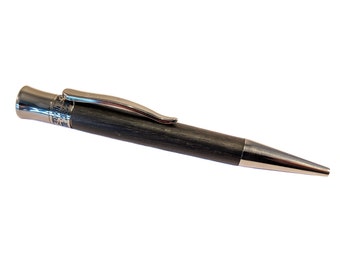 Irish bog oak custom wooden pen, 5th anniversary gift for him.
