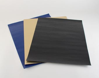 Textured and glossy paper blue-gold-black, pieces of paper for scrapbooking, bookbinding, scrap Do-It-Yourself , square paper for creation