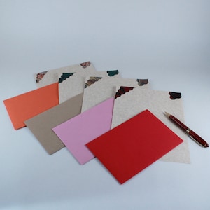 Papelería estilo vintage #2, carta romántica, carta rústica, papelería original, set de escritura retro, carta de amor