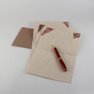 Carta da lettere in stile vintage, lettera romantica, lettera rustica, carta da lettere stravagante, set da scrittura retrò, lettera d'amore carina