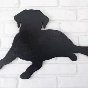 Black Lab Rustic Wooden Home Decor Black Labrador Sign Dog Wall Art #5054B