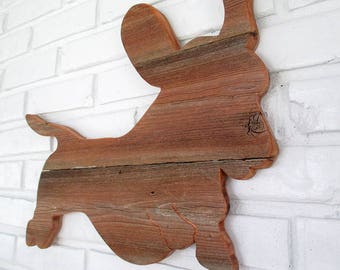 Dachshund Rustic Wood Sign Reclaimed Wood Dog Sign Dachshund Dog Wall Art #7006