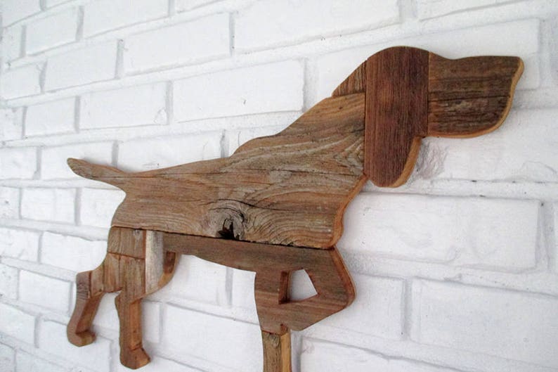 Sale German Shorthaired Pointer Rustic Wood Dog Sign Etsy