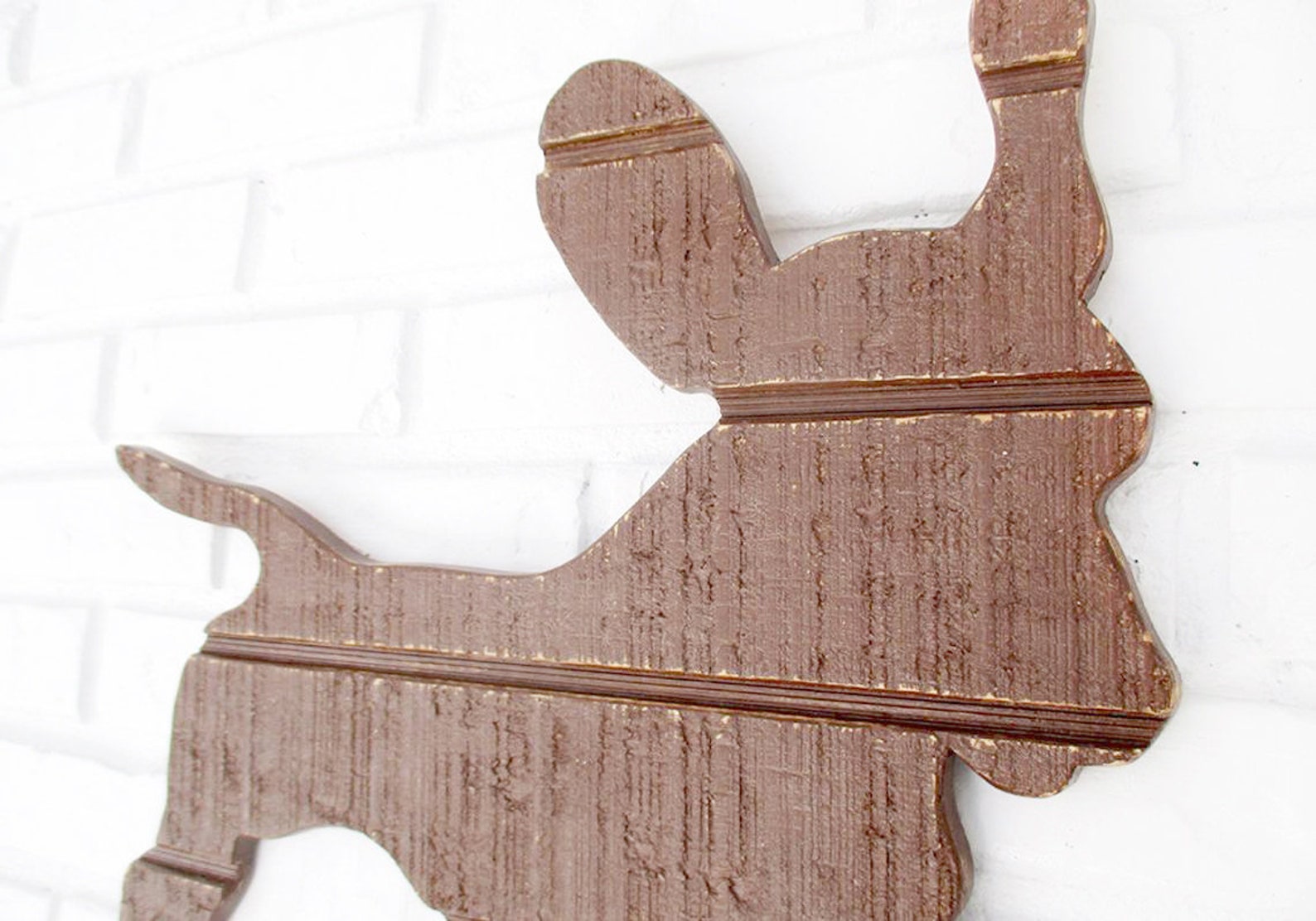 Dachshund Rustic Home Decor Wooden Dog Wall Art 9106B Etsy