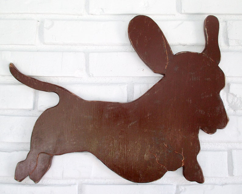 Dachshund Rustic Home Decor Wooden Dachshund Sign Dog Wall Art Etsy