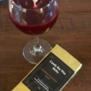 Wine Glass Gel Candle.
