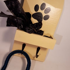 Handmade dog lead holder or dog walking station 3.