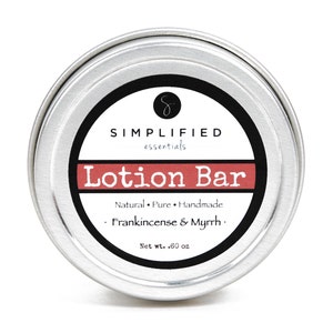 Frankincense & Myrrh Lotion Bar / Body Lotion Bar / Lotion Bar / Organic Moisturizer / Body Butter / Cuticle Cream / Shea Butter Bar image 4