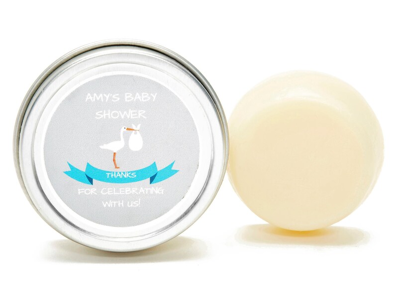 Stork Baby Shower Favor Baby Shower Lotion Bar Favor Etsy