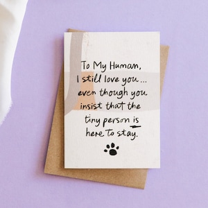 I Still Love You Karte vom Hund oder von der Katze - perfekt für Muttertag, Vatertag und Haustier-Eltern-Geburtstage