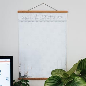 2026 Wall Planner: 'Organise The Shit' Calendar for Home Office image 1