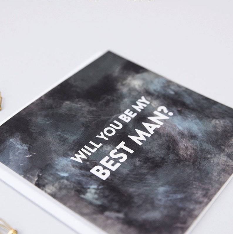 Best Man Proposal Will You Be My Best Man Card Best Man Invitation Best Man Ask Card Be My Best Man Card Wedding Cards image 3