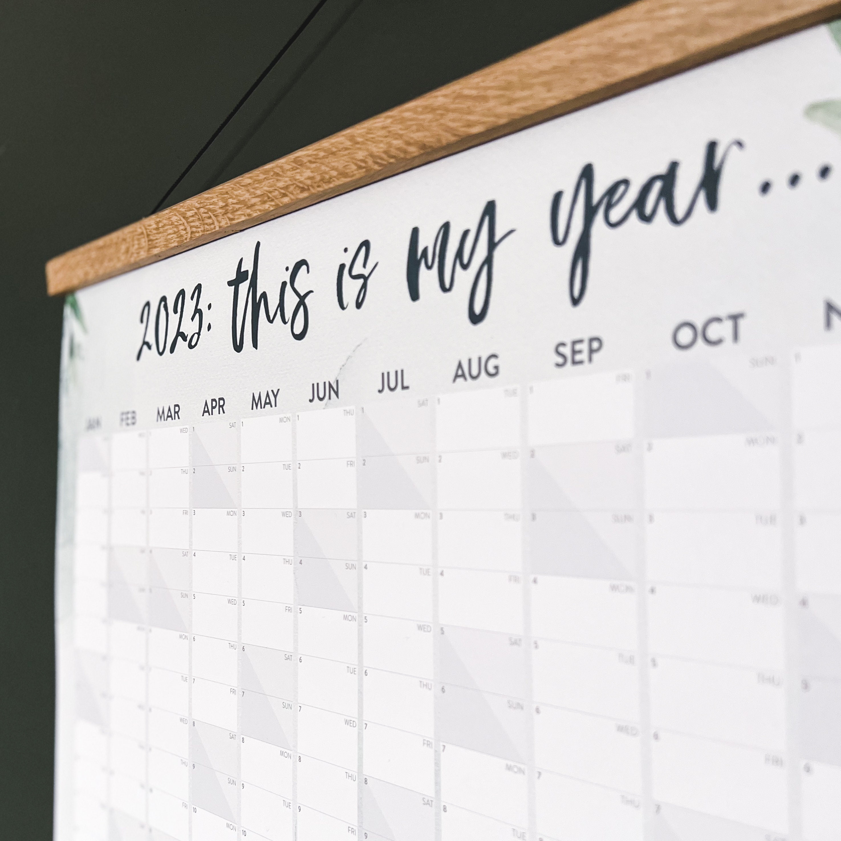 2023 Wall Planner Wall Calendar 2023 This is My Year Etsy UK