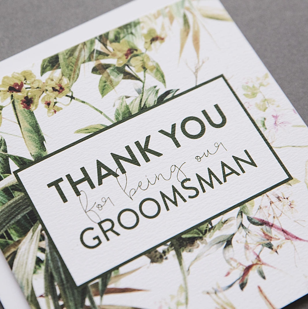 Groomsman Thank You Card Thank You For Being Our Groomsman Etsy groomsman-thank-you-card-thank-you-for-being-our-groomsman-etsy