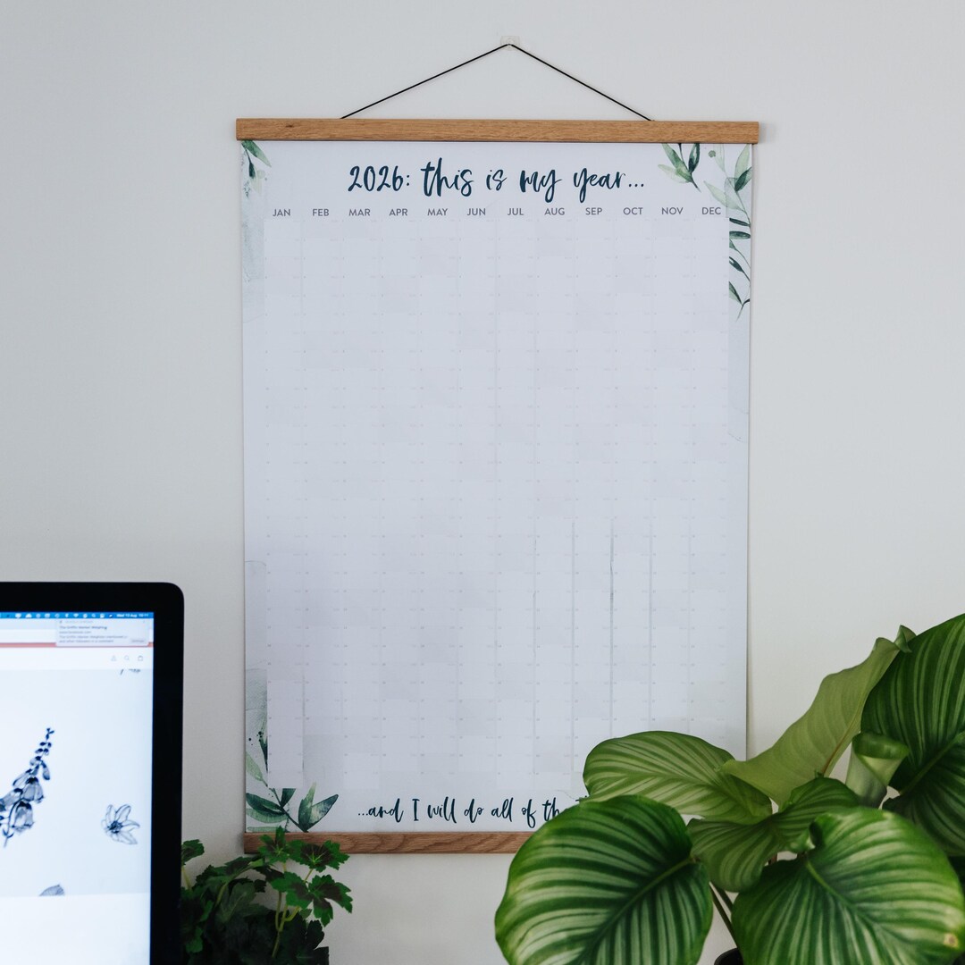 2026 Large Botanical Wall Planner 2026 Wall Calendar This Is My 2026 Large Botanical Wall Planner 2026 Wall Calendar This Is My