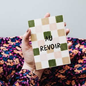 Carte de départ - « Au Revoir » - Parfaite pour les adieux, les adieux et un nouveau départ