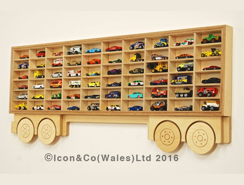 Birch Plywood Toy storage shelf TRAILER ONLY Model car Etsy
