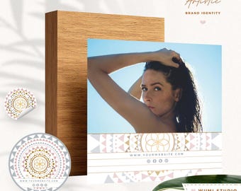 Diseño de marca OOAK Bloom: identidad de marca profesional y artística + gráficos en movimiento / identidad visual única - Wumi Studio