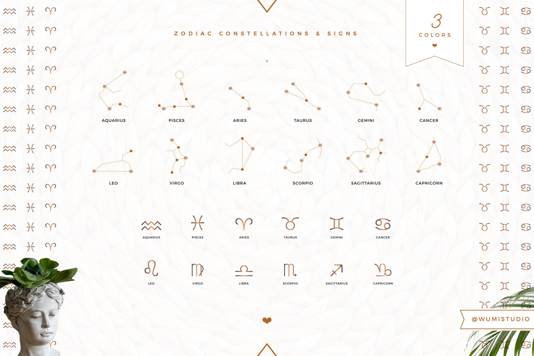 Zodiac Constellations & Signs Zodiac Designs / Graphic Art / Commercial ...