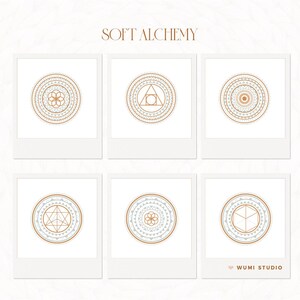 Soft Alchemy - Sacred Geometry / Graphic Art & Pattern Designs / Commercial Use - INSTANT DOWNLOAD - Wumi Studio