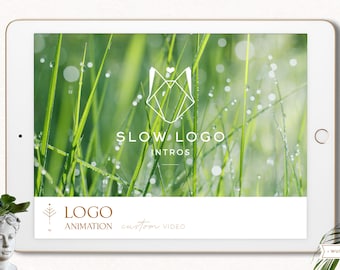 Intros de logotipos lentos: animación de logotipos personalizada, paquete de intros de logotipos, conjunto de videos animados para redes sociales y gráficos en movimiento profesionales.