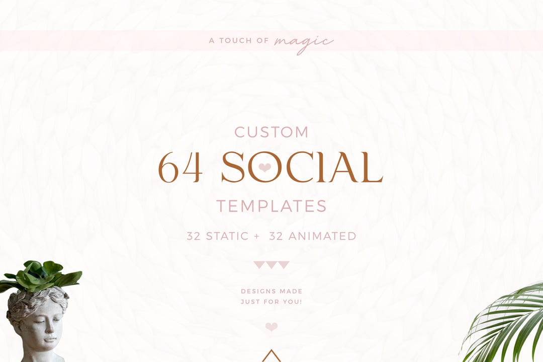 Custom Social Media Templates Pack / Professional & Artistic Brand ...