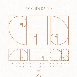 Golden Ratio - Graphic Art / Commercial Use - INSTANT DOWNLOAD - Wumi Studio