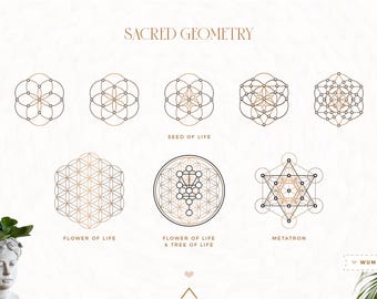 Sacred Geometry - Graphic Art / Vector Artwork / Commercial Use - INSTANT DOWNLOAD - Wumi Studio