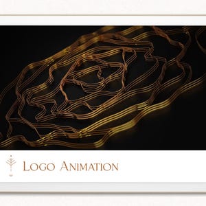 Révélation du logo Motion Sculpture - Animation de logo personnalisée/Introduction de logo moderne pour les médias sociaux/Graphiques animés professionnels