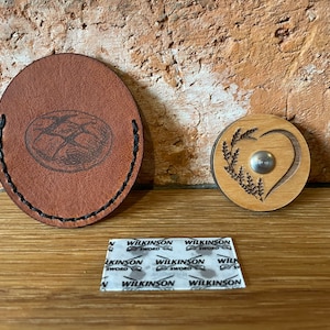 UFO Bread Lame with leather case, Alder Wood, New Design !!!