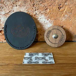 UFO Bread Lame with leather case, Walnut Wood, New Design !!!