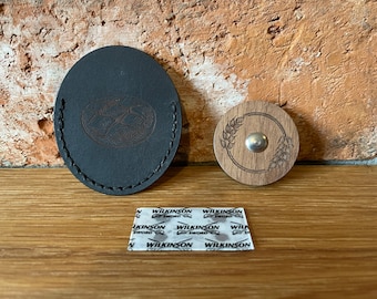 UFO Bread Lame con custodia in pelle, legno di noce, nuovo design!!!