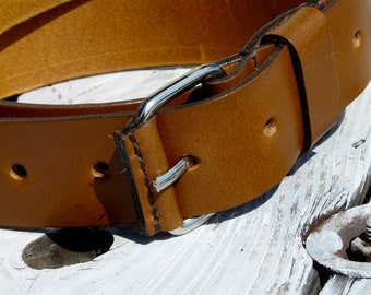 Classic leather strap - 100 % handmade