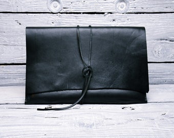 Clutch bag, unique leather handbag