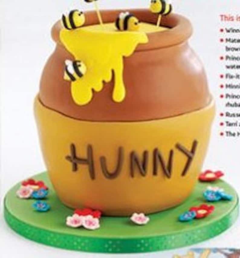 Winnie The Pooh Hunny Pot Silicone Cake Mold Rare Etsy 