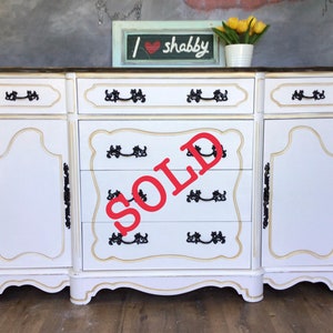 SOLD !!! French Provincial Buffet/ Console
