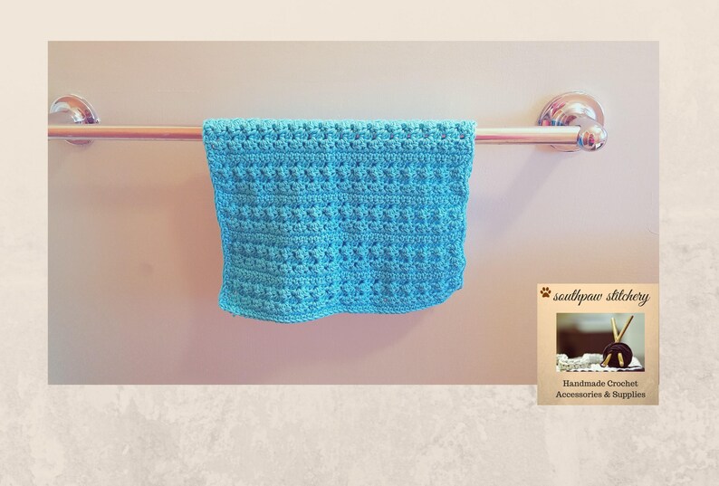 Easy CROCHET PATTERN Hand Towel Pattern Bath Towel Kitchen Etsy