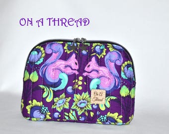 Tula Pink OOP Pouch | Supply Case | Quiled Bag | All Stars |