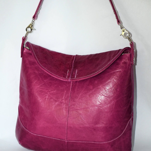 Fold Over Hobo Bag Etsy