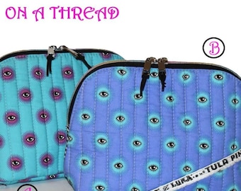 Tula Pink OOP Pouch | Supply Case |  Quiled Bag
