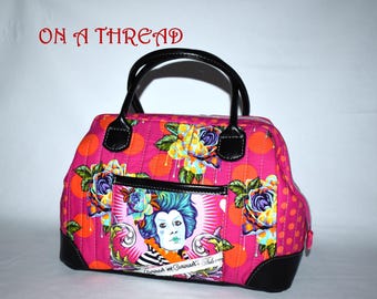 Tula Pink Dr.s Bag | Tula Pink Painted Roses | Tula Pink |