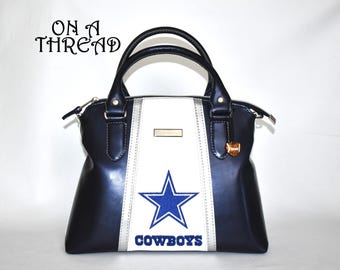 Dallas Cowboys Purse | Pinch Purse | Faux Leather Bag | Satchel | Sports Purse